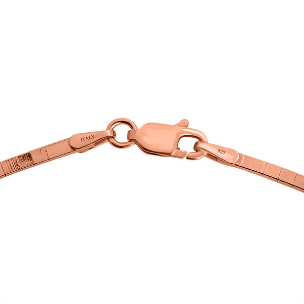 Mini Kleopatra Halskette in  rosévergoldetem 925 Silber, 45 cm image number 4