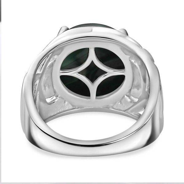 Malachit Ring Messing (Größe 20.00) ca. 7,87 ct image number 6