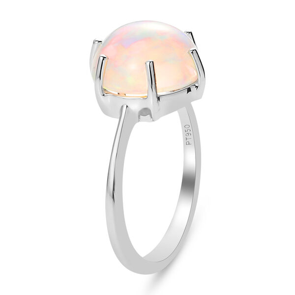 RHAPSODY AAAA nat&uuml;rlicher, &auml;thiopischer Opal Solit&auml;r-Ring, 950 Platin  ca. 3,57 ct image number 2