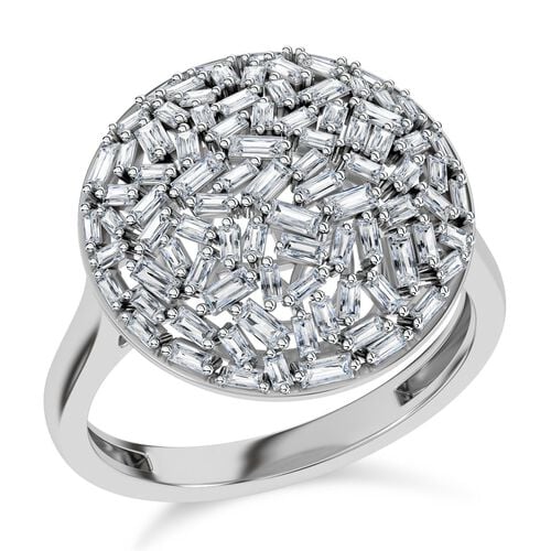 LUXURIANT DIAMOND- SGL zertifizierter SI-GH Labor Diamant Ring, 925 Silber rhodiniert - 1 ct. image number 3