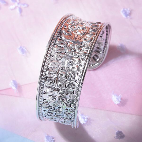 Silber Armreif, 19 cm image number 1