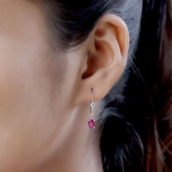 Afrikanische Rubin-Ohrh&auml;nger - 1,11 ct. image number 3