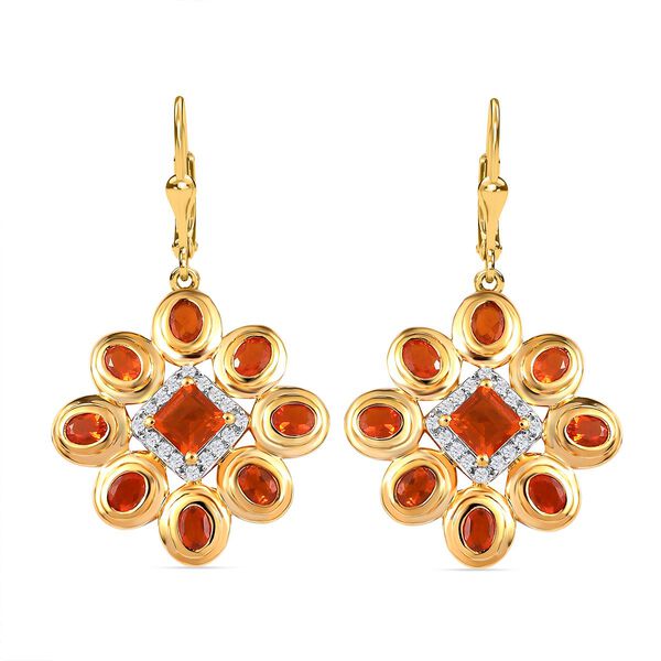 Salamanca Feueropal Ohrringe - 3,25 ct.