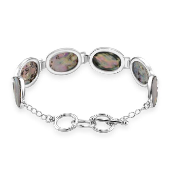 Abalone Muschel Armband ca. 19 cm mit 2.5 cm extender, Reine Legierung image number 4