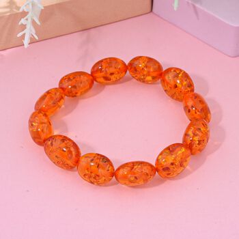 Synthetisches Bernstein Armband, 19 cm