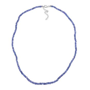 Tansanit Halskette, 45 cm - 57,60 ct.