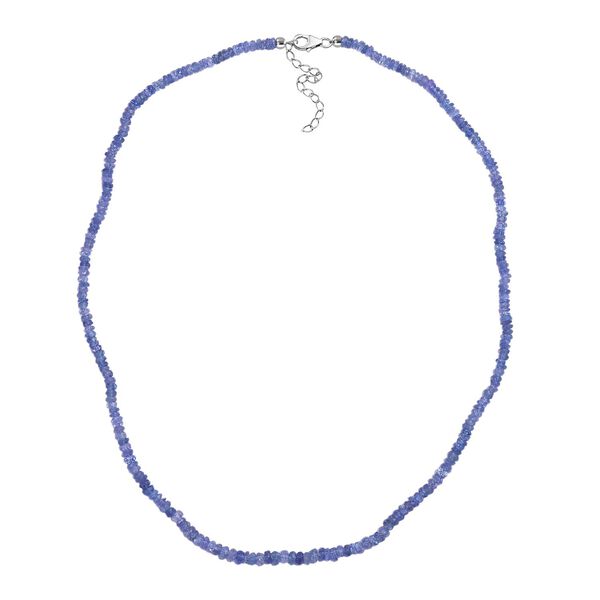 Tansanit Halskette, 45 cm - 57,60 ct. image number 3
