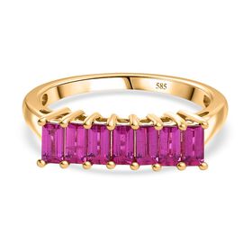 AAA burmesischer Rubin Ring in 585 Gold -1,06 ct.
