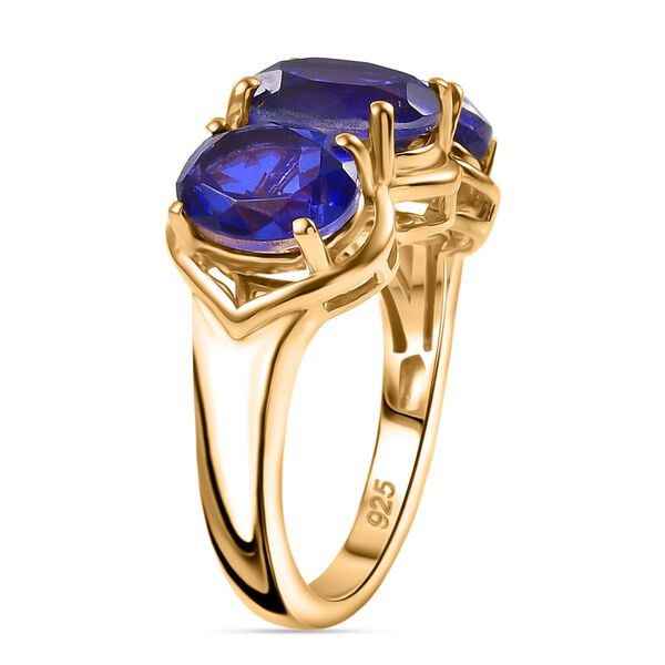 Tansanit-Farbe Quarz Ring - 4,90 ct. image number 5