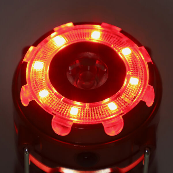 LED Laterne Lampe, 3xAAA (nicht inkl.), Gr&ouml;&szlig;e 6,8x6,8x10 cm, Rot image number 7