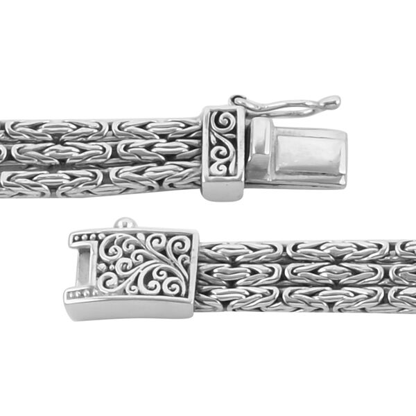 Royal Bali Kollektion - Borobudur-Armband, ca. 19 cm, 925 Silber ca. 28,70g image number 4