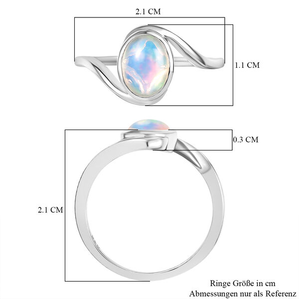 AA Nat&uuml;rlicher, &auml;thiopischer Welo Opal Ring - 0,82 ct. image number 7