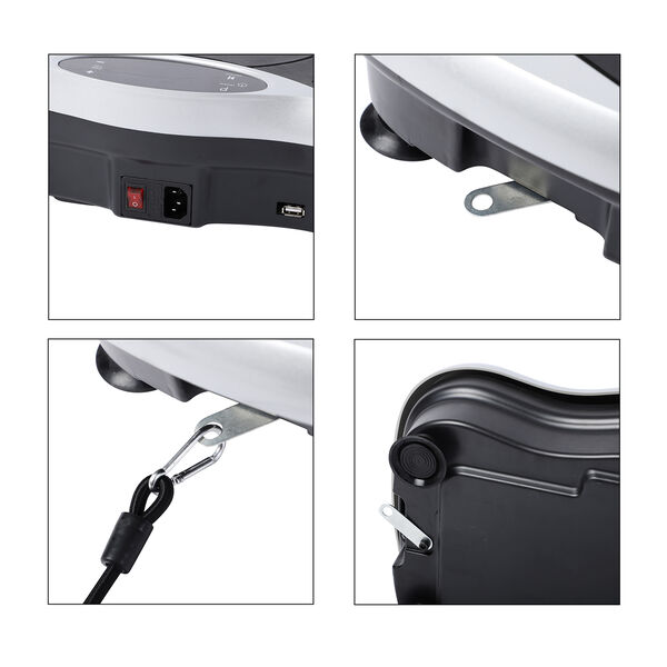 Fitness Vibrations-Plattform mit 180 Stufen, Gr&ouml;&szlig;e 51,5x31x12,5 cm image number 6