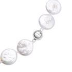 14-16 mm Süßwasserzucht Münz-Perlen Halskette, 50 cm image number 4