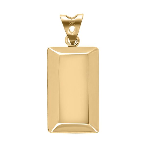 Goldbarren-Anh&auml;nger, 585 Gold, ca. 1,56g