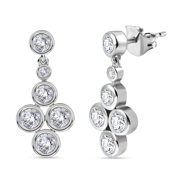 J Francis gefertigt mit SWAROVSKI- Swarovski Zirkonia Ohrringe image number 0