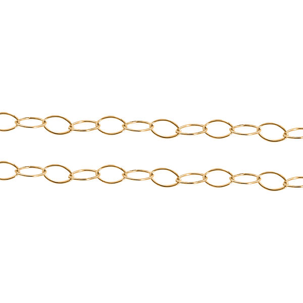 Italienische Panzerkatte, ca. 45cm, 375 Gelbgold image number 2