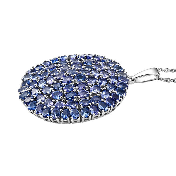 D'Joy Tansanit Schmuckset ca. 45 cm 925 Silber Rhodiniert ca. 14,61 ct. image number 4