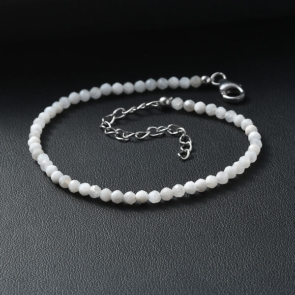 D'Joy wei&szlig;es Mondstein 19+5cm Armband - 12 ct. image number 2