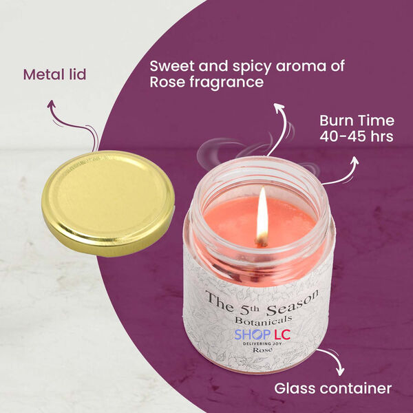 The 5th Season - Botanical Collection Duftkerze au Sojawachs im Glas, Rosen image number 4