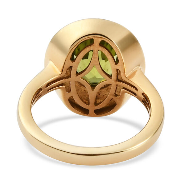 Emaillierter, natürlicher Peridot-Ring - 2,02 ct. image number 6