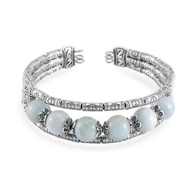 Aquamarin Armband, 18 cm - 43 ct.