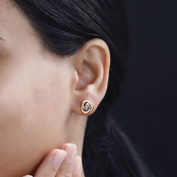 Tansanit Ohrringe - 0,53 ct. image number 3