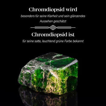 Nat&uuml;rliches Chromdiopsid-Armband