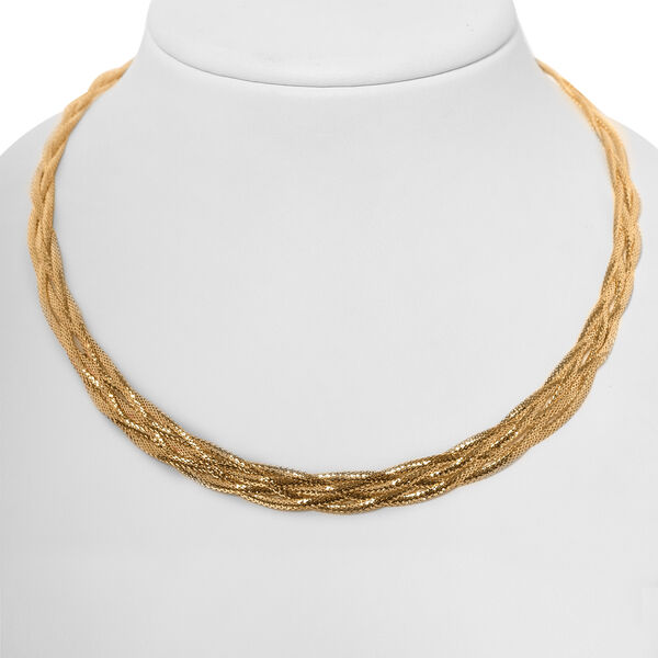 Gedrehte 3,14 Gramm Kette in 585 Gelbgold, 40,5+5cm image number 3