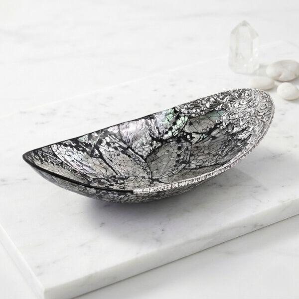 Royal Bali - Abalone Muschel Ovale Dekoschale, 925 Silber image number 1