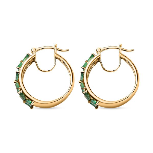 Kagem Sambischer Smaragd Ohrringe image number 4