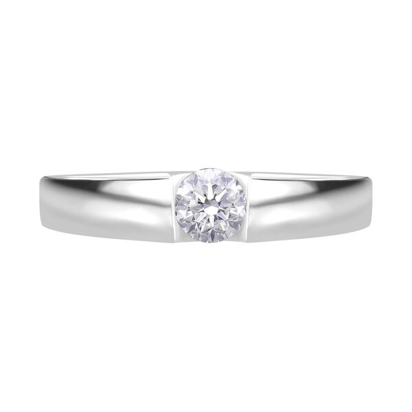 IGI zertifizierter VS Diamant Ring in 950 Platin - 0,50 ct. image number 4