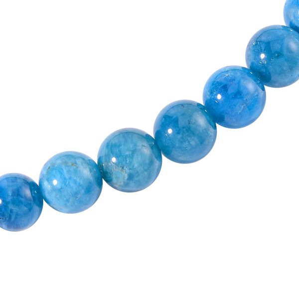 AAA Blauer Apatit, Roter Granat Halskette ca. 50 cm 925 Silber rhodiniert ca. 338.59 ct image number 3