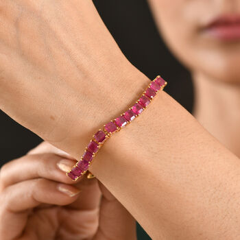 D'Joy afrikanisches Rubin 20cm Armband - 33,64 ct.