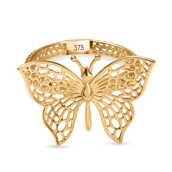 Schmetterlingsring in 317 Gold