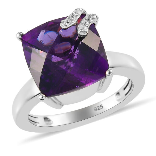 Lusaka Amethyst und Zirkon-Ring - 5,83 ct. image number 4