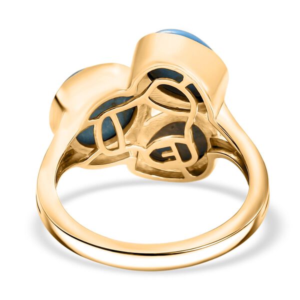 EverTrue blauer T&uuml;rkis Ring - 4 ct. image number 6