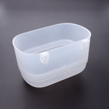 Multifunktionaler Taschentuchhalter mit Drucktastensperren, Wei&szlig;