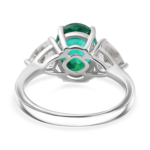 Pfau Triplett Quarz und Topas Schmuckset, 925 Silber rhodiniert - 5,75 ct. image number 7