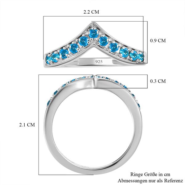 Neon Apatit Ring - 0,44 ct. image number 7