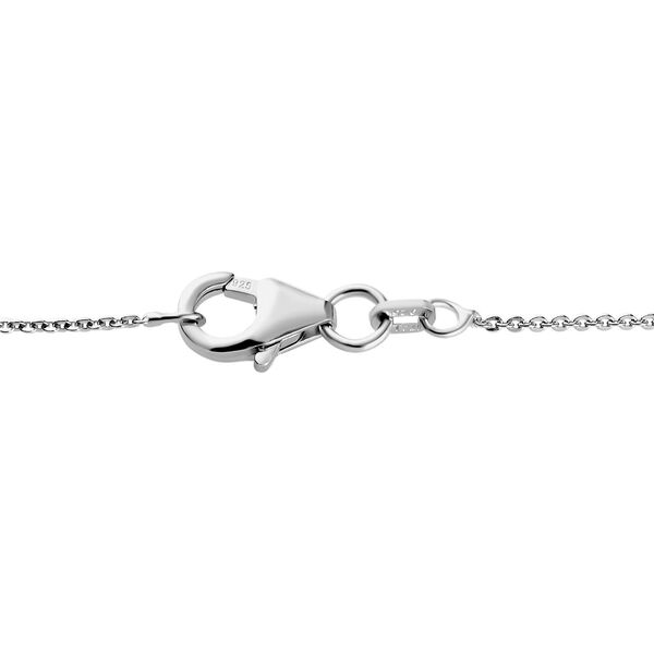 Nat&uuml;rliche, &auml;thiopische Welo Opal Halskette, ca. 45 cm, 925 Silber platiniert ca. 0,83 ct image number 5