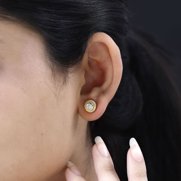 Moissanit Ohrringe- 0,49 ct. image number 5