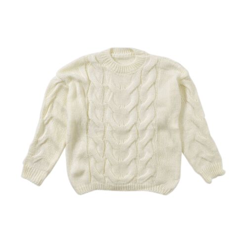 LA MAREY - Crewneck Pullover, S-L, Weiß image number 0
