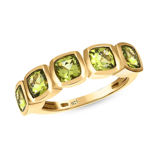 Nat&uuml;rlicher Peridot-Ring - 2,84 ct. image number 4