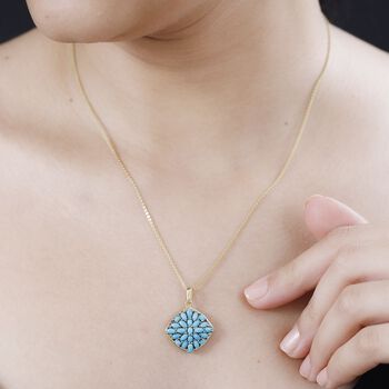 Sleeping Beauty T&uuml;rkis Anh&auml;nger - 2,21 ct.