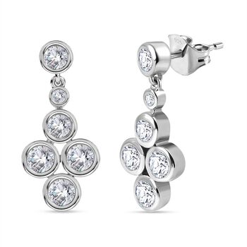 J Francis gefertigt mit SWAROVSKI- Swarovski Zirkonia Ohrringe