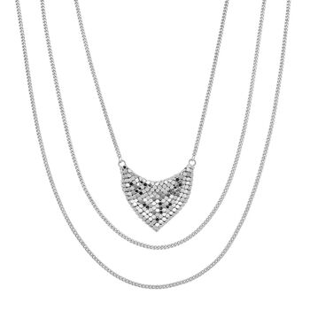 Halskette ca. 40.5 cm + 5 cm Extender, Nickelfreies Messing