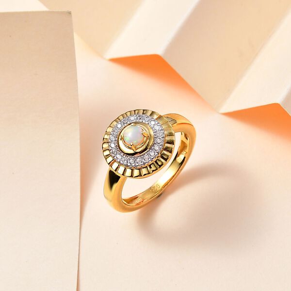 AA Natürlicher, äthiopischer Welo Opal Ring, ca. 0,39 ct image number 2