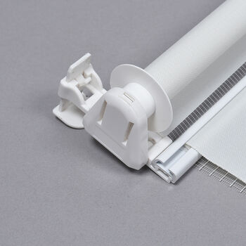 Easy-Klemm - 2-lagiges Fensterrollo, Gr&ouml;&szlig;e 100x150 cm, Off-White&nbsp;