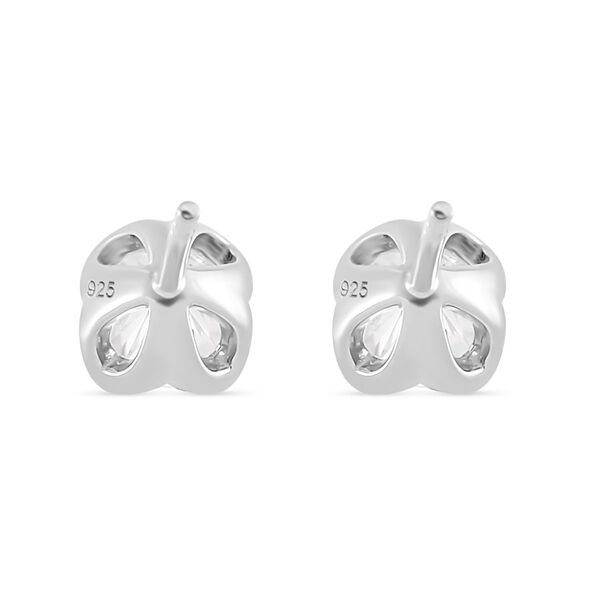 Moissanit Ohrringe, 925 Silber rhodiniert - 1,60 ct. image number 5